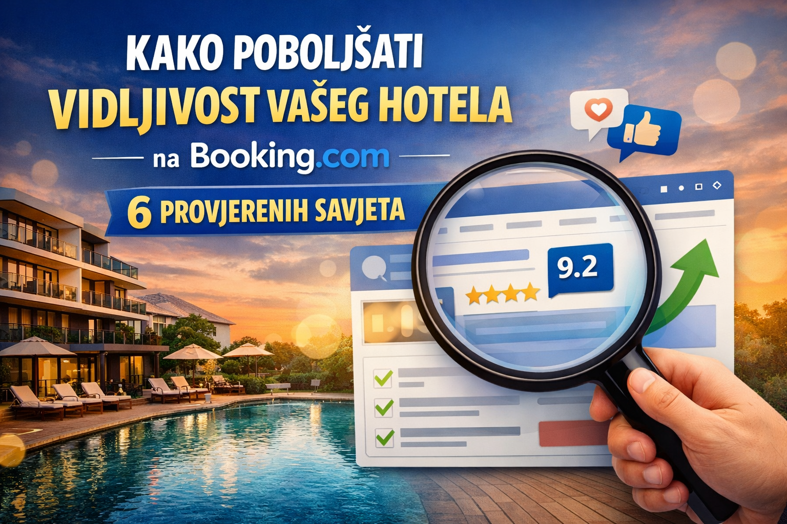 Read more about the article Kako Poboljšati Vidljivost Vašeg Hotela na Booking.com: 6 Provjerenih Savjeta